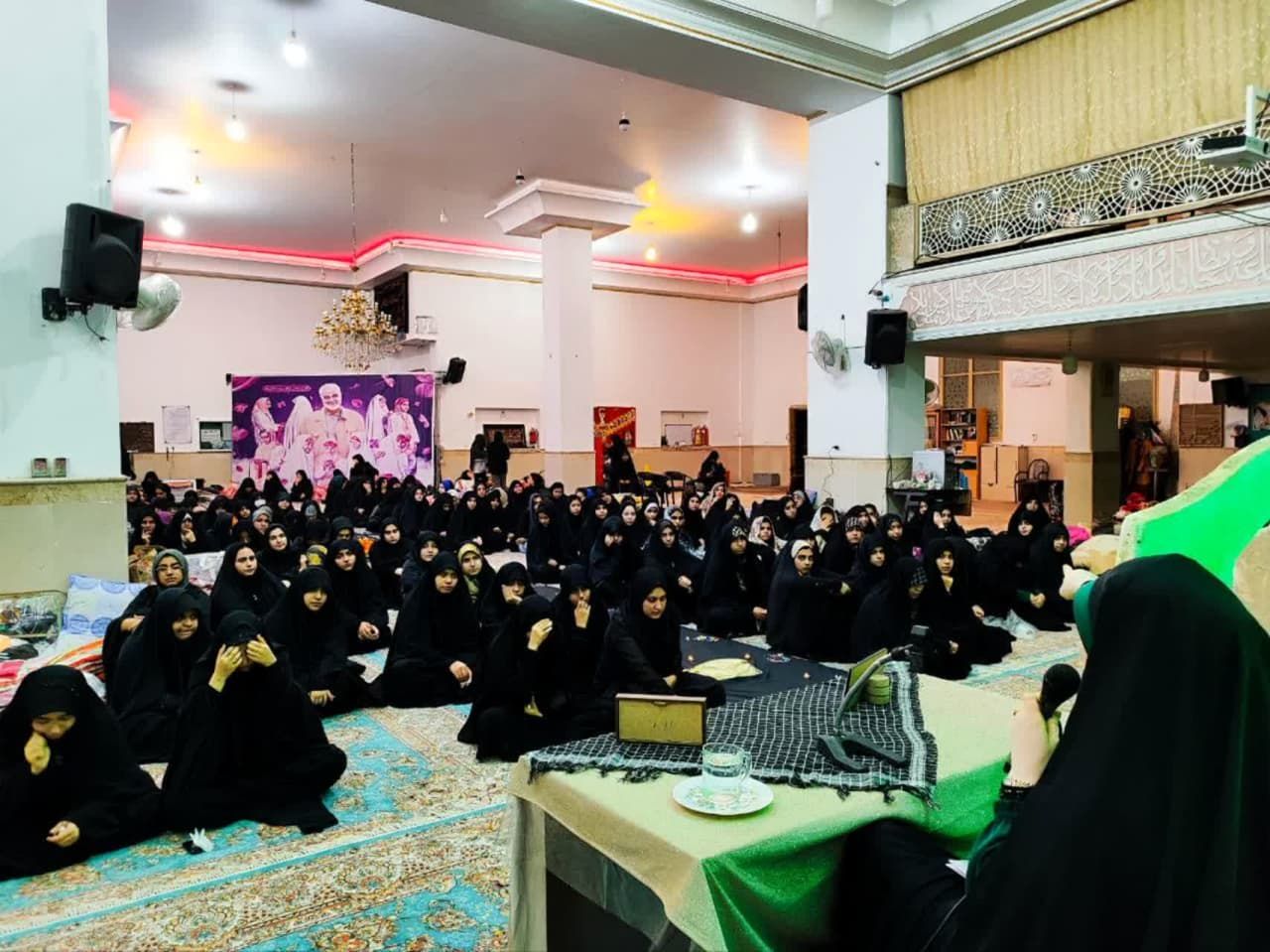 گزارش دیدنی از دختران دانش آموز معتکف در کاشان