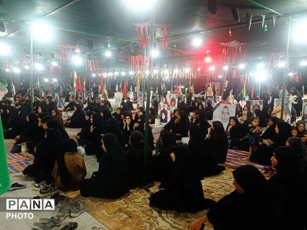 مراسم شب تاسوعای حسینی در هیئت منتظران ظهور نیشابور 