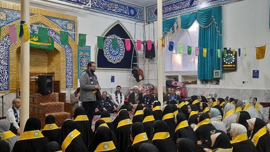 حضور قائم مقام وزیر در سازمان دانش‌آموزی در جمع دانش‌آموزان معتکف شهرستان اسفراین