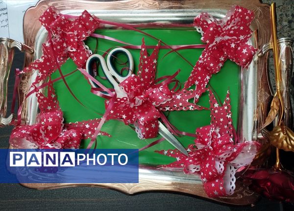 افتتاحیه آموزشگاه  سه کلاسه  دبستان دخترانه شهید نصرآبادی فیض آبادنیشابور 