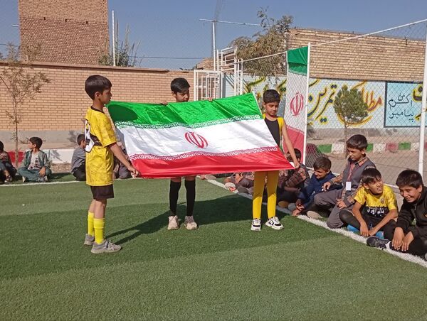 درخشش استعدادهای ورزشی و شور و شوق دانش آموزان دبستان شهید پسندیده فدافن