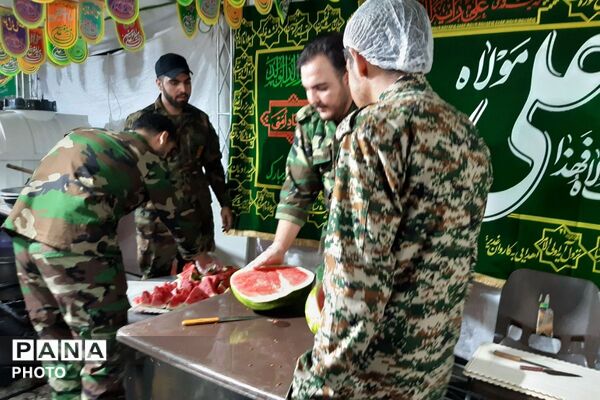 آماده‌سازی موکب‌های جشن ولایت به همت سازمان دانش‌آموزی رباط‌کریم