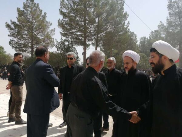 امامزاده سین حسن روستای میرآباد، میزبان مسئولان شهرستان خلیل‌آباد
