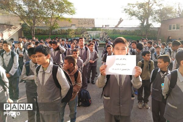 گرامیداشت هفته پدافند غیرعامل در مدارس قلنبر و بانو ابوالوفا شهرری