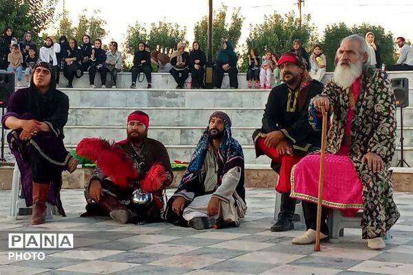 اجرای تعزیه به مناسبت دهه دوم محرم در بهارستان دو