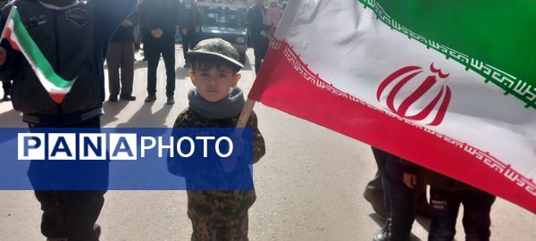 حضور پرشور مردم جلگه رخ در راهپیمایی بزرگداشت ۲۲ بهمن ماه