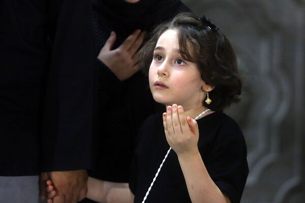 عزاداری شهادت دختر سه ساله امام حسین(ع) در قم