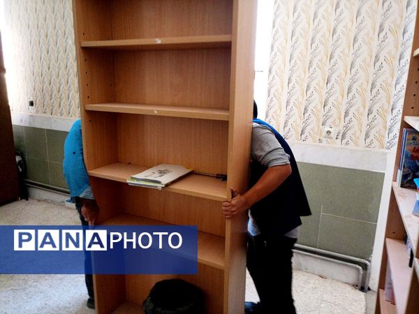 دبیرستان میثاق کاشمر بازسازی شد