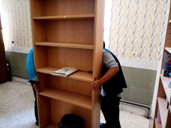 دبیرستان میثاق کاشمر بازسازی شد