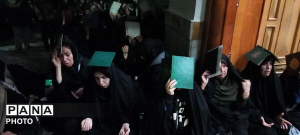مراسم احیا  بیست و یکم در امامزاده سید مرتضی کاشمر