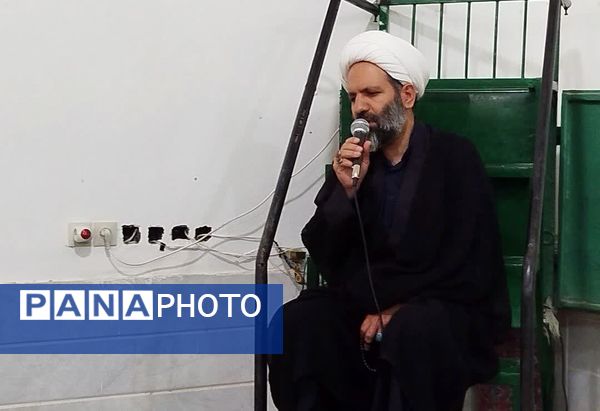 رئیس اداره اوقاف کاشمر میهمان عزاداران تکیه فاطمه زهرا (س) روستای قوچ پلنگ