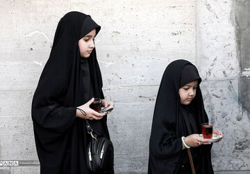 برپایی موکب فرهنگی نورا توسط دختران رباط جز