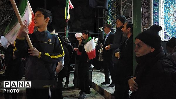 اتحاد و یکپارچگی مردم شهرستان نیشابور در اجتماعات شبانه