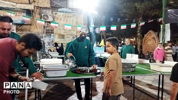 چایخانه حضرت زهرا در نود و هشتمین شب 