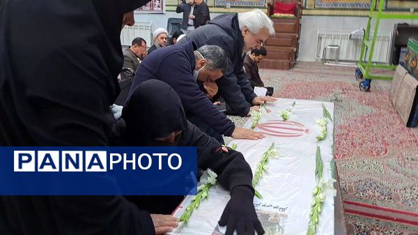 تشییع جانباز شهید دکتر موسی میرشکار در مشهد