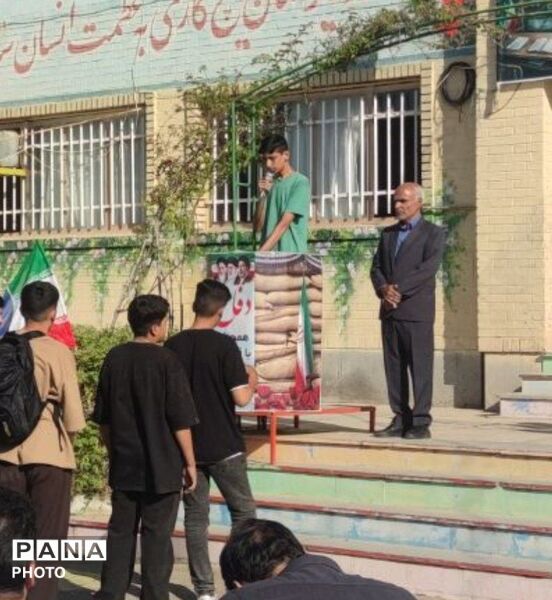 مراسم آغاز سال جدید تحصیلی در هنرستان شهید مدرس کاشمر