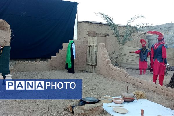 اجرای تعزیه شهادت حضرت زهرا (س) در روستای ظفرآباد شیراز