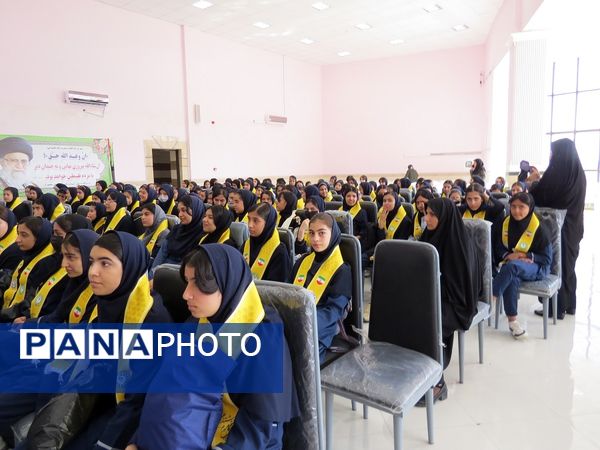 اردوی تمشک دختران بجنورد در اردوگاه شهید چمران 