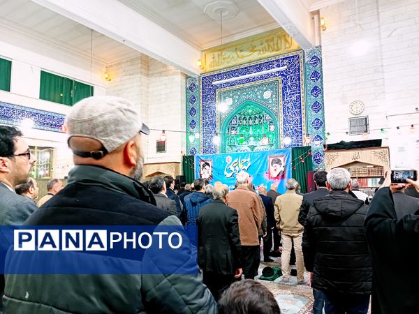 حماسه ۹ دی در مسجد حضرت قائم اسلامشهر 