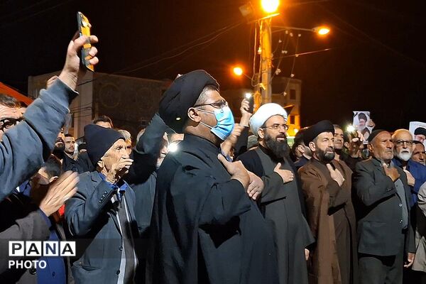 مراسم بزرگ عزاداری به‌مناسبت گرامیداشت شهادت جانسوز حضرت آیت‌الله امام خامنه در باشت