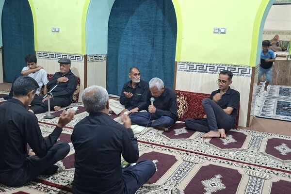 مراسم سوگواری رحلت پیامبر (ص) و شهادت امام حسن مجتبی (ع) در بناب بندرخمیر