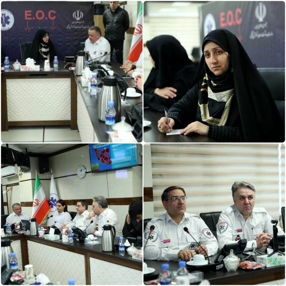 بازدید معاون رئیس‌جمهور از سازمان اورژانس کشور