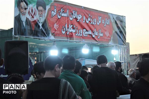 حضور دلدادگان اربعین حسینی(ع) در طریق المهدی(عج) مسجد جمکران