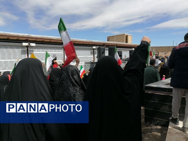 جلگه رخ به حمایت از قدس شریف ایستاد 