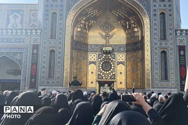 مشهد در سوگ امام رضا(ع)؛ حرم رضوی میزبان دلهای داغدار
