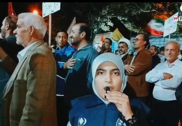 نودونهمین شب شور و همبستگی در میدان فاضل گروسی بیجار