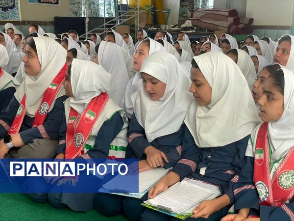 دانش آموزان شهرستان رامیان به سوگ حضرت زهرا نشستند