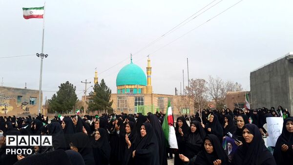اتحاد مقدس مردم ولایت مدار میان‌جلگه در راهپیمایی روز قدس