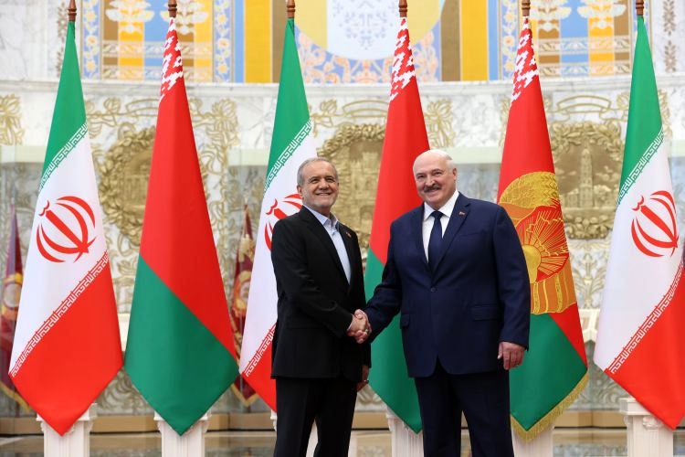 پزشکیان: ایران و بلاروس در بسیاری از مسائل منطقه‌ای و بین‌المللی دیدگاه‌های نزدیکی دارند