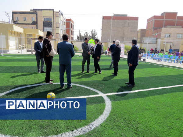افتتاح زمین چمن مصنوعی آموزشگاه شاهد ولیعصر بجنورد