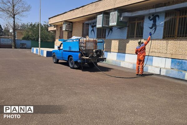 دبستان بعثت ۲ آماده استقبال از دانش‌آموزان در قالب پروژه مهر