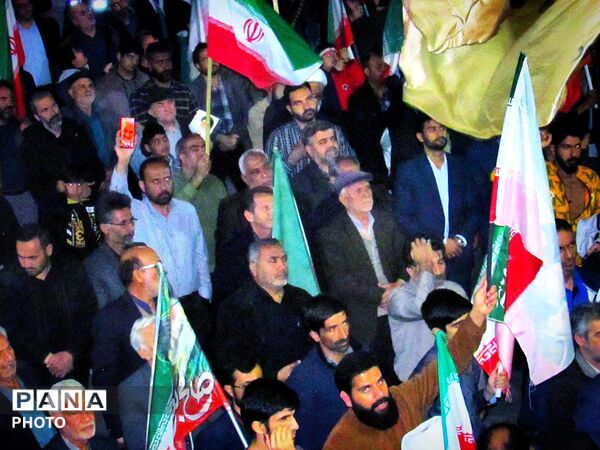 چهل و دومین شب از اجتماع مردم ولایت مدار شهرستان کاشمر