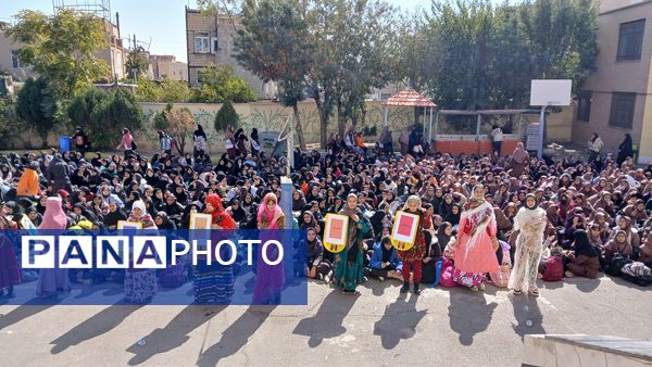 برگزاری جشن هفته تربیت‌بدنی در مدرسه ام‌ابیها 