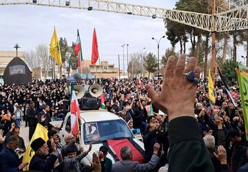 راهپیمایی روز جهانی قدس در شهرستان زارچ
