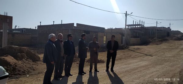 بازدید مدیرکل نوسازی استان خراسان شمالی از پروژه‌های شهرستان گرمه 