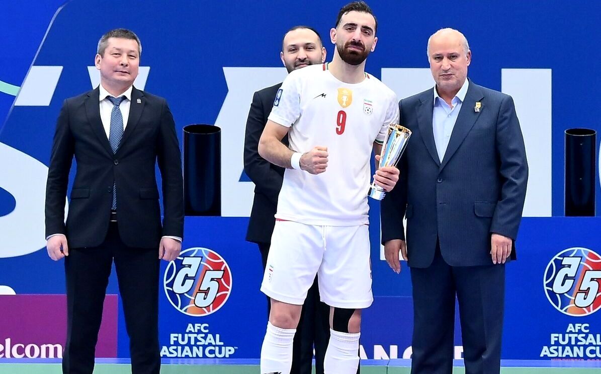 عباسی ارزشمندترین بازیکن جام ملت‌های فوتسال آسیا معرفی شد