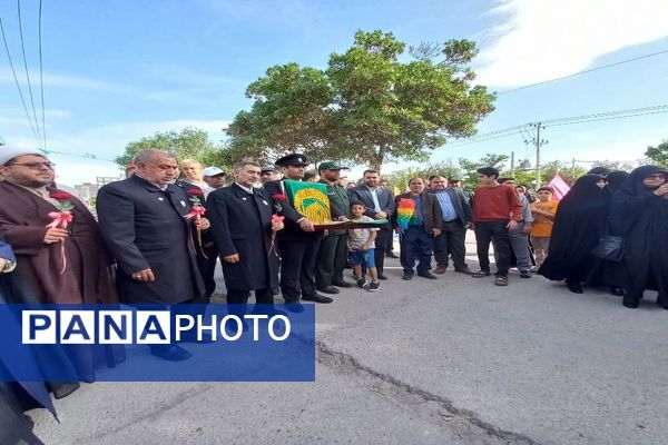 استقبال از خادمان حرم مطهر امام رضا( ع) در شهرستان فاروج 