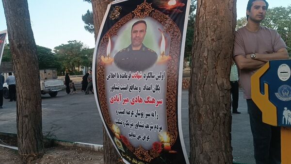 اولین سالگرد شهید محرم هادی میرآبادی بر سر مزارش برگزار شد  