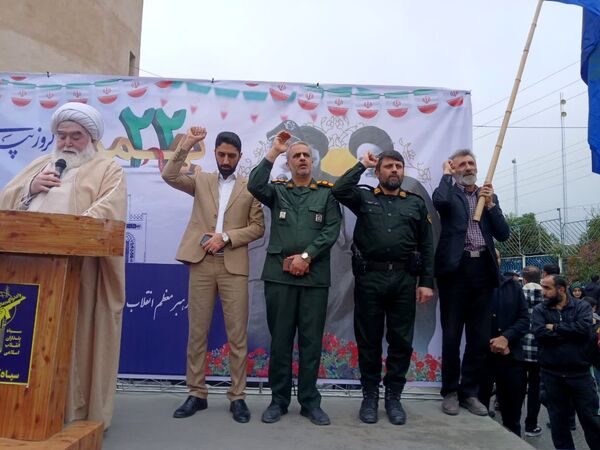 خروش حماسی مردم کردکوی در آیینه‌ شکوه ۲۲ بهمن