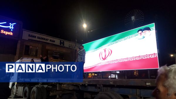 جشن میلاد حضرت مهدی ( عج) و اعیاد شعبانیه در خیابان امام خمینی نیشابور 