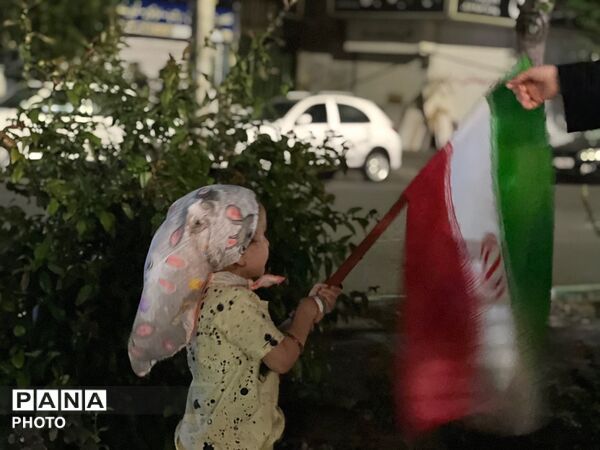 حضور حماسی مردم کرج در نود ودومین شب از تجمعات مردمی