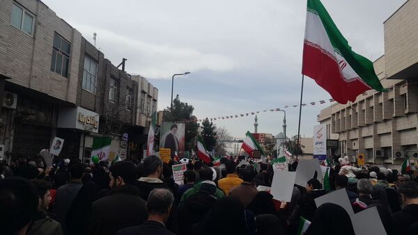 جلوه هایی از راهپیمایی جشن پیروزی انقلاب در شهر قم
