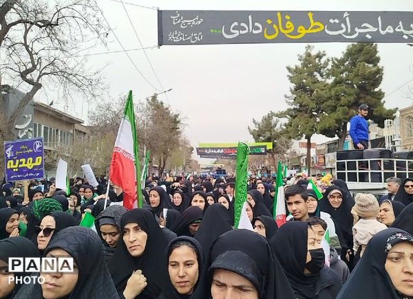 حماسه سازی مردم مقتدر و ولایتمدار شهرستان نیشابور در راهپیمایی روز قدس