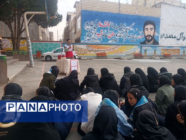 بیست و هفتمین مانور سراسری زلزله در دبیرستان شهید مراد علی امینی و هنرستان کیمیا