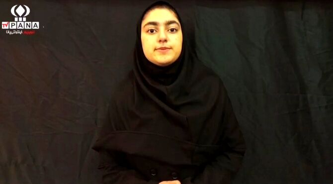 شور مهدوی در دبیرستان حضرت فاطمه(س) کردکوی همزمان با نیمه شعبان