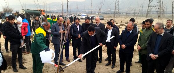 برگزاری مراسم روز درختکاری در شهرک وحدت شهرستان فردیس 